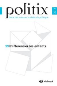 W. Lignier, C. Lomba, N.Renahy (coord.) Différencier les enfants