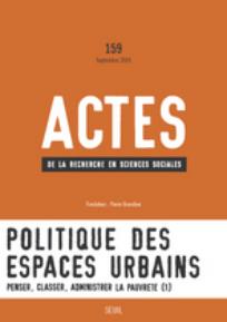 S. Tissot, F.Poupeau (coord.), "Politique des espaces urbains"