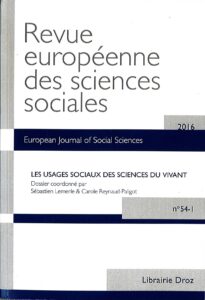 S. Lemerle, « Les usages sociaux des sciences du vivant »