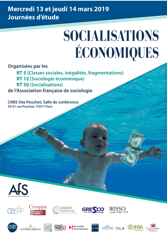 Journée d’étude « Socialisations économiques »