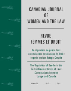 A.-M.Devreux, C.Cardi, L.Langevin (dir.), La régulation du genre dans la coexistence des niveaux de droit
