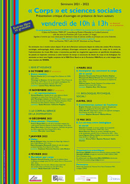 Séminaire « Corps » et sciences sociales 2021-2022