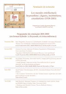 Les mondes intellectuels beyrouthins