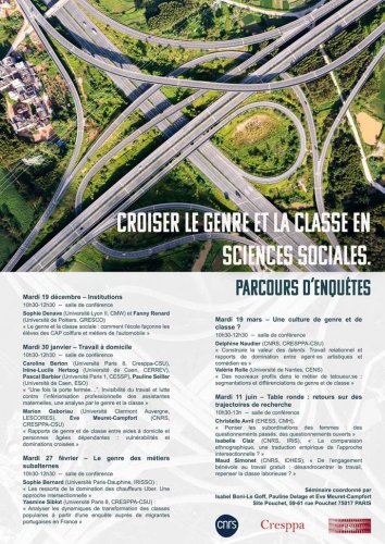 Croiser le genre et la classe en sciences sociale