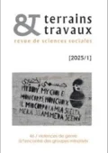 Couverture du numéro de revue "Violences de genre à l’encontre des groupes minorisés"