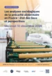 Affiche de la journée d'étude "Les analyses sociologiques de la précarité alimentaire en France"