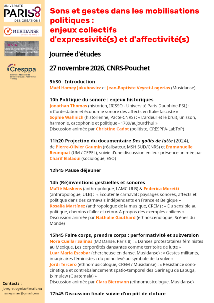 Programme de la journée d'étude en PDF